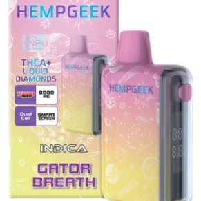 Gator Breath Hempgeek THCA+Liquid Diamonds Disposable 8000MG
