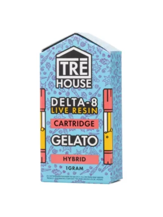 Gelato Tre House Live Resin Delta 8 Cartridges 1G