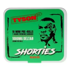 Gelato 33 Tyson 2.0 Shorties Delta 8 Pre-Rolls 7G