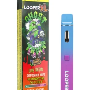 Ghost Train Haze Looper XL 11-Hydroxy-THC+ THC-B+THC-P Live Resin Disposable Vape 3G