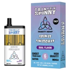 Ghost Train Haze | High Gravity Trinity Spinny THCP Dual Flavor Vape 6G