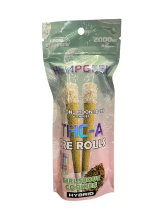 Girl Scout Cookies Hempgeek THC-A Pre-Rolls 2000mg x 2ct