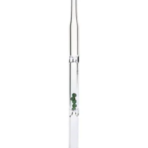 Glass Dab Tool With Green Diamonds