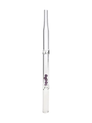 Glass Dab Tool With Purple Diamonds