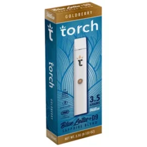Goldberry Torch Blue Lotus + D9 Sapphire Vape 3.5G