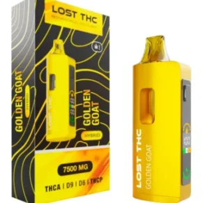 Golden Goat Lost THC V2 THC-A Disposable Gold Edition 7.5G