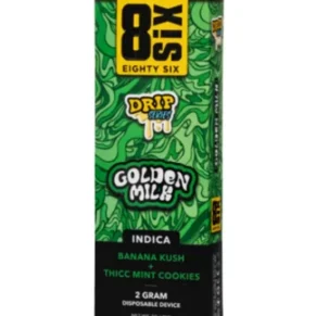 Golden Milk 8SIX Drip Series THC-P Disposable 2G