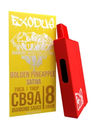 Golden Pineapple Exodus CB9A+THCA+THCP Diamond Sauce Disposable 8G