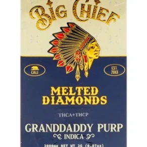 Granddaddy Purp Big Chief Melted Diamonds THCA+THCP Cart 2G
