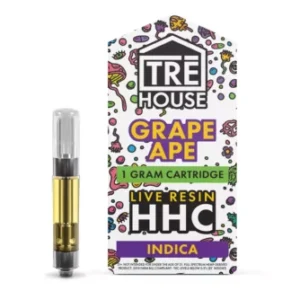 Grape Ape Tre House Live Resin HHC Cartridge 1G