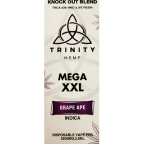 Grape Ape Trinity All In One Knockout Blend Mega XXL Disposable 3.5G