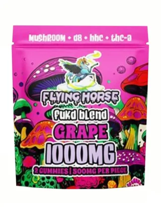 Grape Flying Horse Fukd Blend Gummies 1000MG