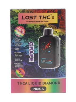 Grape Lost THC THC-A Liquid Diamond Disposable 2G