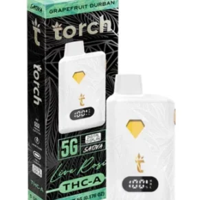 Grapefruit Durban Torch Live Rosin THC-A Disposable 5G