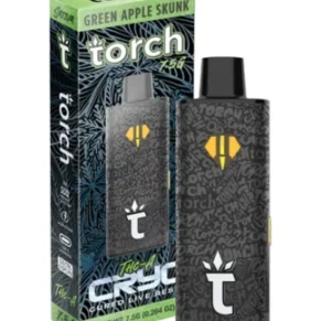 Green Apple Skunk Torch CRYO THC-A Live Resin Disposable 7.5g