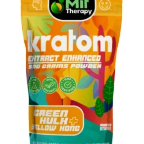 Green Hulk | Yellow Kong Mit Therapy Kratom Extract Powder 500G  Experience the next level of botanical wellness with Green Hulk | Yellow Kong Mit Therapy Kratom Extract Powder 500G — a premium fusion crafted for those seeking balance, energy, and natural clarity. Expertly blended from two distinct strains, this extract powder offers a unique synergy that caters to both body and mind, making it a standout choice for seasoned enthusiasts and curious newcomers alike.  What Sets It Apart?  This potent extract combines the dynamic energy of Green Hulk with the calming clarity of Yellow Kong Mit, resulting in a well-rounded and versatile botanical experience. Each 500G pouch delivers finely milled powder for optimal absorption and consistent results. The advanced extraction process ensures a high alkaloid content, offering enhanced potency without compromising purity or safety.  Green Hulk Attributes  Green Hulk is known for its bold character and invigorating properties. It’s a popular choice among those who want to support focus, motivation, and daytime productivity. Often favored for its clean energy boost and mental clarity, Green Hulk offers a more active and engaging experience, making it suitable for use before workouts, long work sessions, or simply to elevate your mood throughout the day.  Yellow Kong Mit Characteristics  Yellow Kong Mit, on the other hand, is a rare and refined strain celebrated for its soothing, mood-stabilizing effects. It delivers a smooth, balanced experience that may help promote emotional wellness and a sense of calm. Unlike red varieties, Yellow Kong doesn’t lean heavily into sedation, making it ideal for users who want relaxation without a heavy crash.  Powerful Combination for Balance  When combined, these two strains create a powerful synergy that’s both uplifting and grounding. This blend may offer balanced energy, enhanced focus, and a centered calm—perfect for managing daily stress while remaining productive and alert. Whether you're looking to boost your motivation, enhance your mood, or simply enjoy a more mindful day, this extract powder is designed to adapt to your lifestyle.  Premium Quality You Can Trust  Our Green Hulk | Yellow Kong Mit Therapy Kratom Extract Powder is carefully crafted using only mature, organically grown leaves sourced from trusted Southeast Asian farms. The powder undergoes rigorous quality control procedures, including lab testing for purity, potency, and safety. Free from fillers, additives, and artificial chemicals, this extract offers a clean and consistent experience with every use.  Why Choose This Extract Powder?  Dual-strain synergy for enhanced balance and versatility  High-potency extract with fast-acting, long-lasting effects  500G bulk packaging for extended use and better value  Finely ground texture for easy mixing and absorption  Sourced from premium leaves, lab-tested for quality and safety  Perfect For:  Those seeking a natural boost in energy and mood  Users looking for enhanced focus and daytime clarity  Individuals managing daily stress or mental fatigue  People interested in a balanced, non-sedating experience  Long-time kratom users looking to explore unique strain combinations  Usage & Storage  Due to its high concentration, a little goes a long way. Start with a low serving size to assess personal sensitivity. Store the powder in a cool, dry place away from direct sunlight to preserve freshness and potency.  Reimagine your wellness routine with Green Hulk | Yellow Kong Mit Therapy Kratom Extract Powder 500G — a dynamic botanical blend designed to support your lifestyle, your focus, and your inner balance. Unlock the power of nature with a premium extract you can count on.