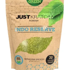 Green Indo Reserve Just Kratom Mitragyna Speciosa Powder 30g