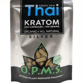 Green Thai OPMS Silver Kratom Capsules 240ct