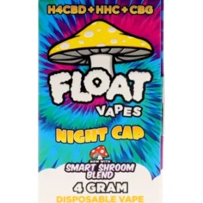 H4CBD+HHC+CBG Night Cap Float Smart Shroom Blend Vape 4G
