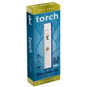 Holly Grail Torch Blue Lotus + D9 Sapphire Vape 3.5G