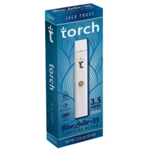 Jack Frost Torch Blue Lotus + D9 Sapphire Vape 3.5G