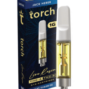 Jack Herer Torch Live Resin THC-A + THC-P 510 Cartridge 1G