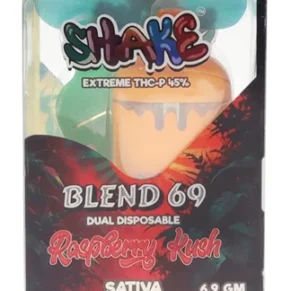 Jack X Raspberry Kush Shake Extreme THC-P Blend 69 Dual Disposable 6.9 G
