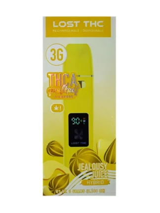Jealousy Juice Lost THC THCA Melted Diamonds Disposable 3G