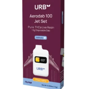 Jealousy URB Aerodab 100 Jet Set Pure THCA Live Resin Disposable 1.5G