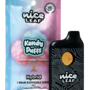Kandy Puffs Nice Leaf HHC Blend Disposable 3G