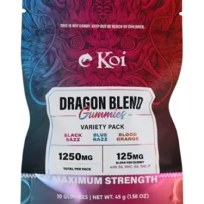 Koi Dragon Blend Gummies Variety Pack 1250mg
