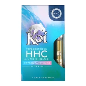 Cotton Candy Kush Hybrid Koi HHC  Vape Cartridge 1G