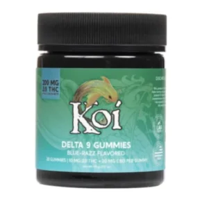 Blue-Razz Koi Delta 9 THC Gummies 200mg