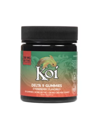 Strawberry Koi Delta 9 THC Gummies 200mg