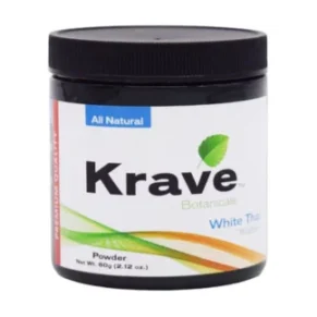 Krave Botanicals White Thai Kratom Powder 60g