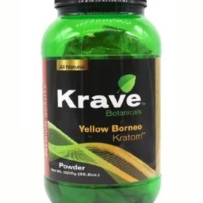 Krave Yellow Boreneo Kratom Powder 1000g
