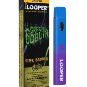 Green Goblin Looper Limited Edition Diamond Live Badder HHC+THC-P Vape 2G