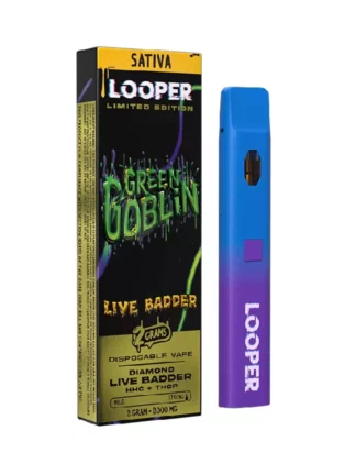 Green Goblin Looper Limited Edition Diamond Live Badder HHC+THC-P Vape 2G