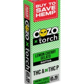 Lemon Cherry Gelato Dozo x Torch THC-A + THC-P Disposable 2.5G