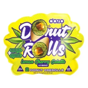 Lemon Cherry Gelato Dozo Donut Pre-Rolls x2 4.20G