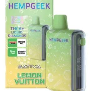 Lemon Vuitton Hempgeek THCA+Liquid Diamonds Disposable 8000MG