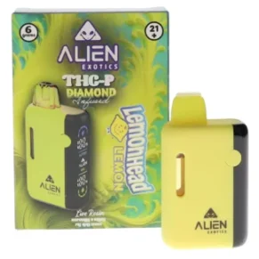 Lemonhead Lemon Alien Exotics THC-P Diamond Infused Live Rosin Disposable 6G