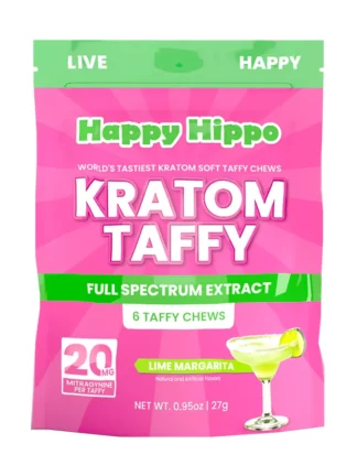 Happy Hippo Kratom Extract Taffy Lime Margarita 6pcs