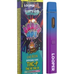 Grape Ape Looper XL Lifted Series THC-P+THC-B+THC-H Vape 3G