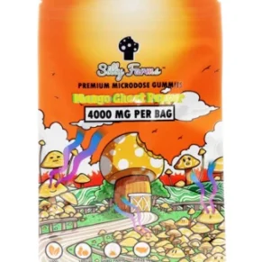 Mango Ghost Pepper Silly Farms Vegan Mushroom Gummies 4000MG