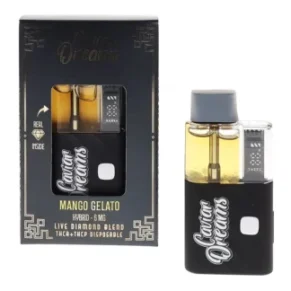 Mango Gelato Caviar Dreams Live Diamond Blend THCA+THCP Disposable 6MG