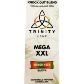 Mango Kush Trinity All In One Knockout Blend Mega XXL Disposable 3.5G