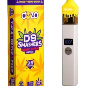 Mango Mash Dozo D9 Smashers THCA Blend Disposable 3.5G