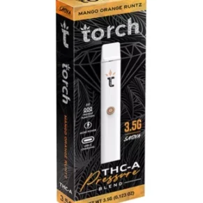 Mango Orange Runtz Torch THC-A Pressure Blend Disposable 3.5G