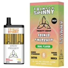 Mango Strawberry | Banana Kush Trinity Spinny THCP Dual Flavor Vape 6G